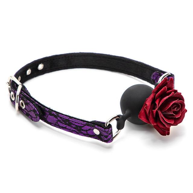 Rose Mouth Gag   Restraints Couples Sex Toy Gags