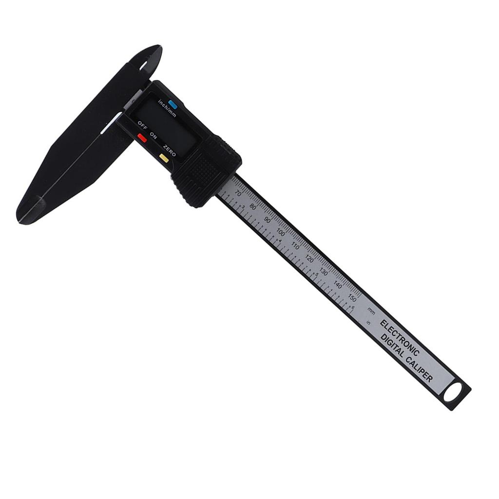 150mm/300mm Digital Caliper - Electronic Carbon Ruler with Extended Jaw for Precision Measurement Tool