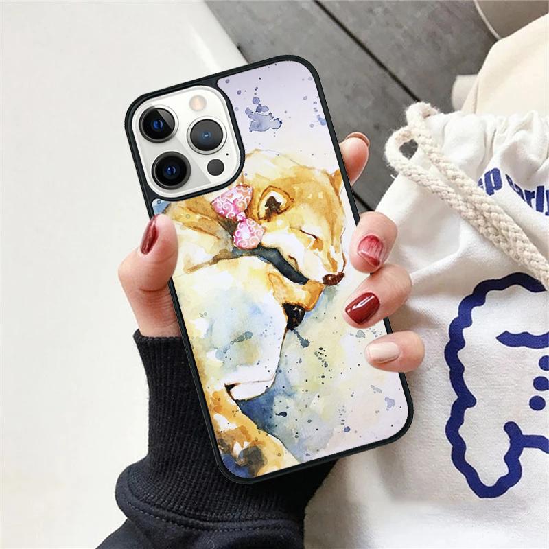 Animal Shiba Inu Phone Case For iPhone 17 Air 15 16 Cover 11 13 14 Pro Max 12 Plus Max Fundas
