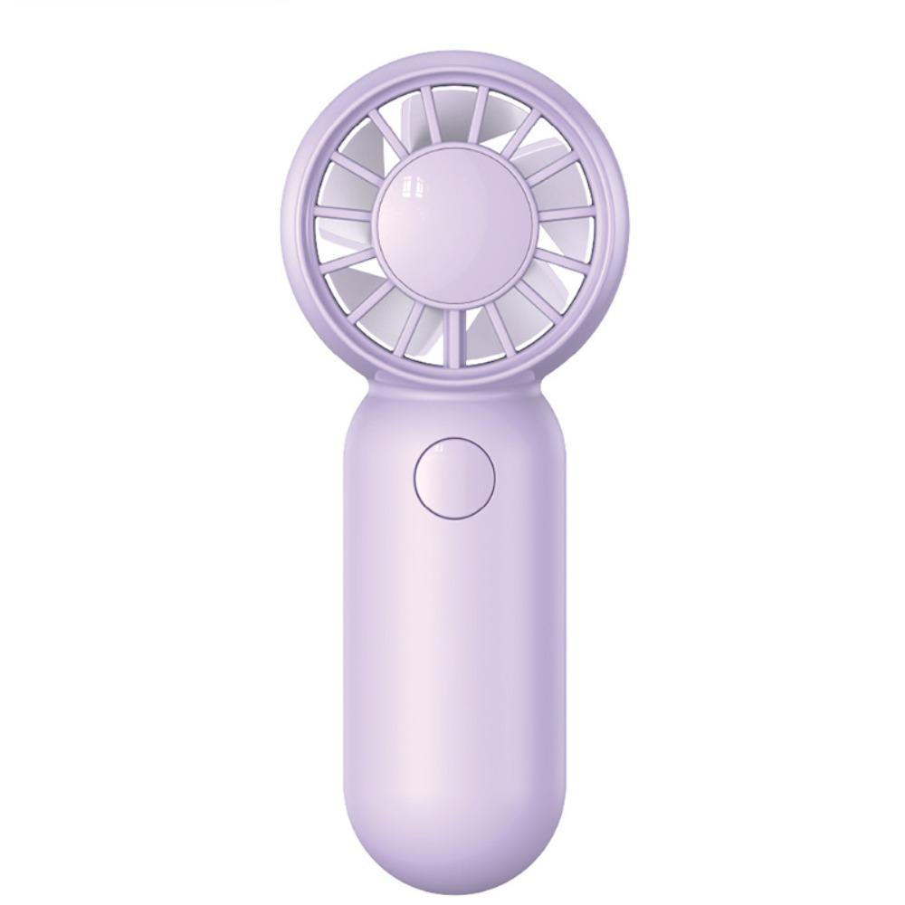 

USB Rechargeable Handheld Fan Large Wind Portable Outdoor Fan Summer Supplies Mini Fan Outdoor фиолетовый
