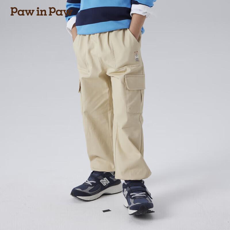 PawinPaw Boys  Cartoon Bear Loose Workwear Pants 30