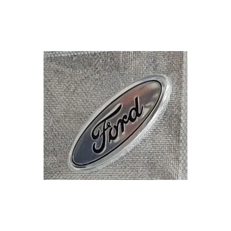 58x22mm Alloy Car Logo Emblem Steering Wheel Stickers for Ford Focus Mk4 Edge Escape Kuga Fiesta Mondeo Ranger Ecosport Fusion