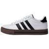 Daily 4.0 Synthetic Leather Low Top Skateboard Shoes Unisex White Black KI2345