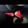 qdc SUPERIOR Vermilion Red [Earphones with 10mm single full-range dynamic driver] Coaxial dual magnetic circuit & dual cavity structure IEM2pin connec