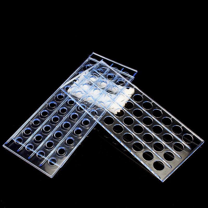 Blue Laboratory Tube Rack: 13mm (50 Slots), 16mm (50 Slots), 18mm (40 Slots) for Centrifuge & Blood Collection Tubes