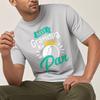 Breathable Tee Travel For Unisex Crew Neck t shirt Best Grandpa By Par With Crown And Golf Ball Retro Unisex tops Classic Tshirt