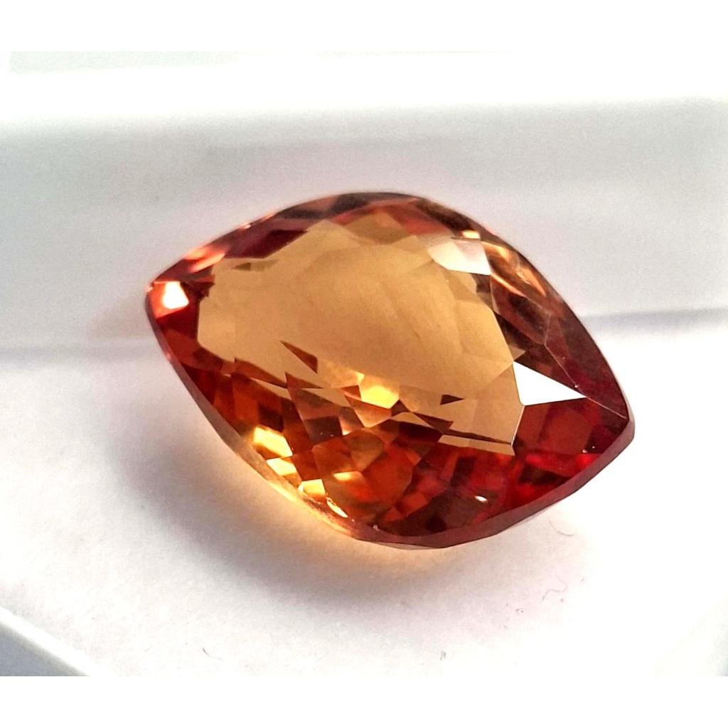 Natural Yellow Orange Sapphire 11-13 Ct Fancy Cut Certified Fabulous Gemstone