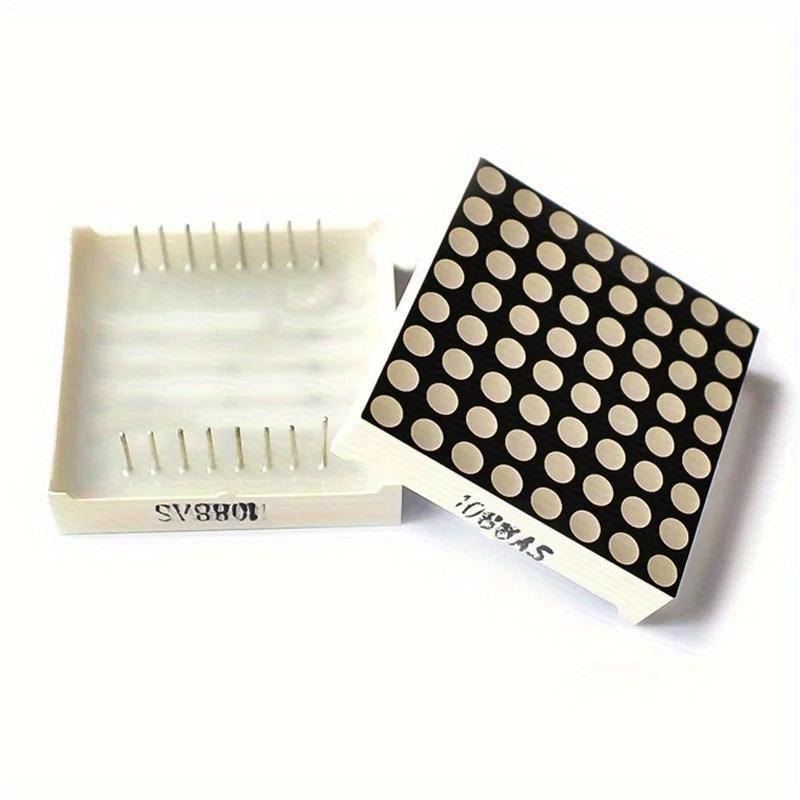 5pcs MAX7219 LED Display Modules 3MM Dot Matrix Module common-cathode Green/Red/Blue Light