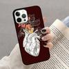 Medical Human Organs Heart Art Phone Case For iPhone 17 Air 16 15 14 13 12 Pro Max Plus Max Cover Shell coque