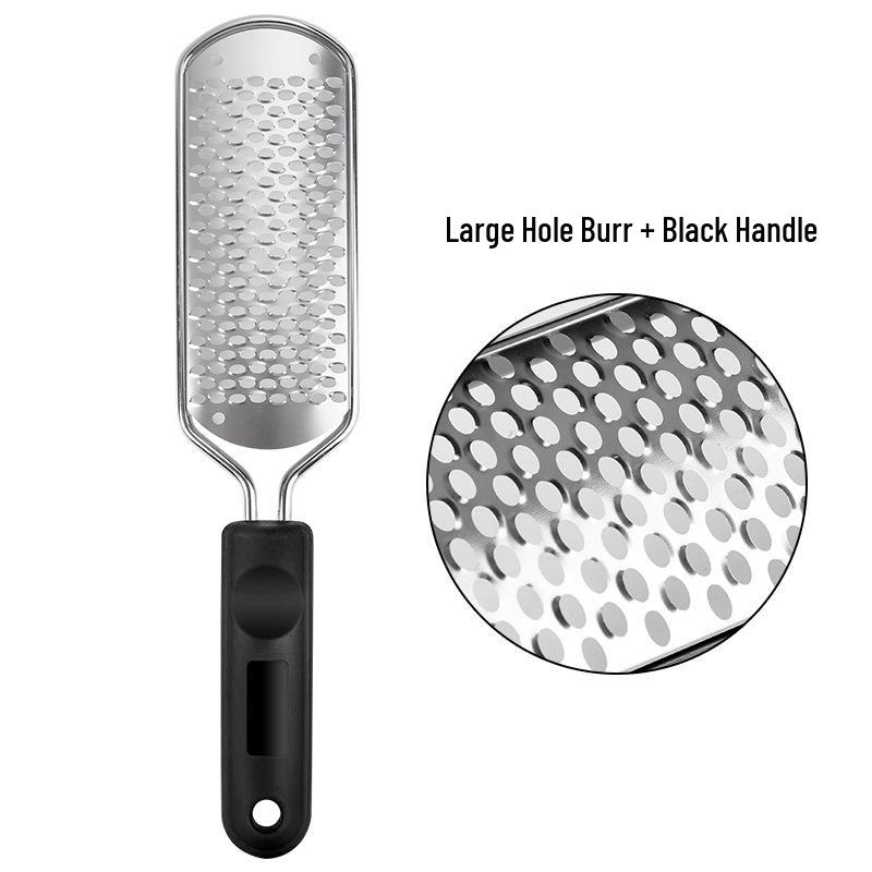 Stainless Steel Foot Exfoliation Tool - File, Brush, Grinder, Stone, and Scrubber Combo.