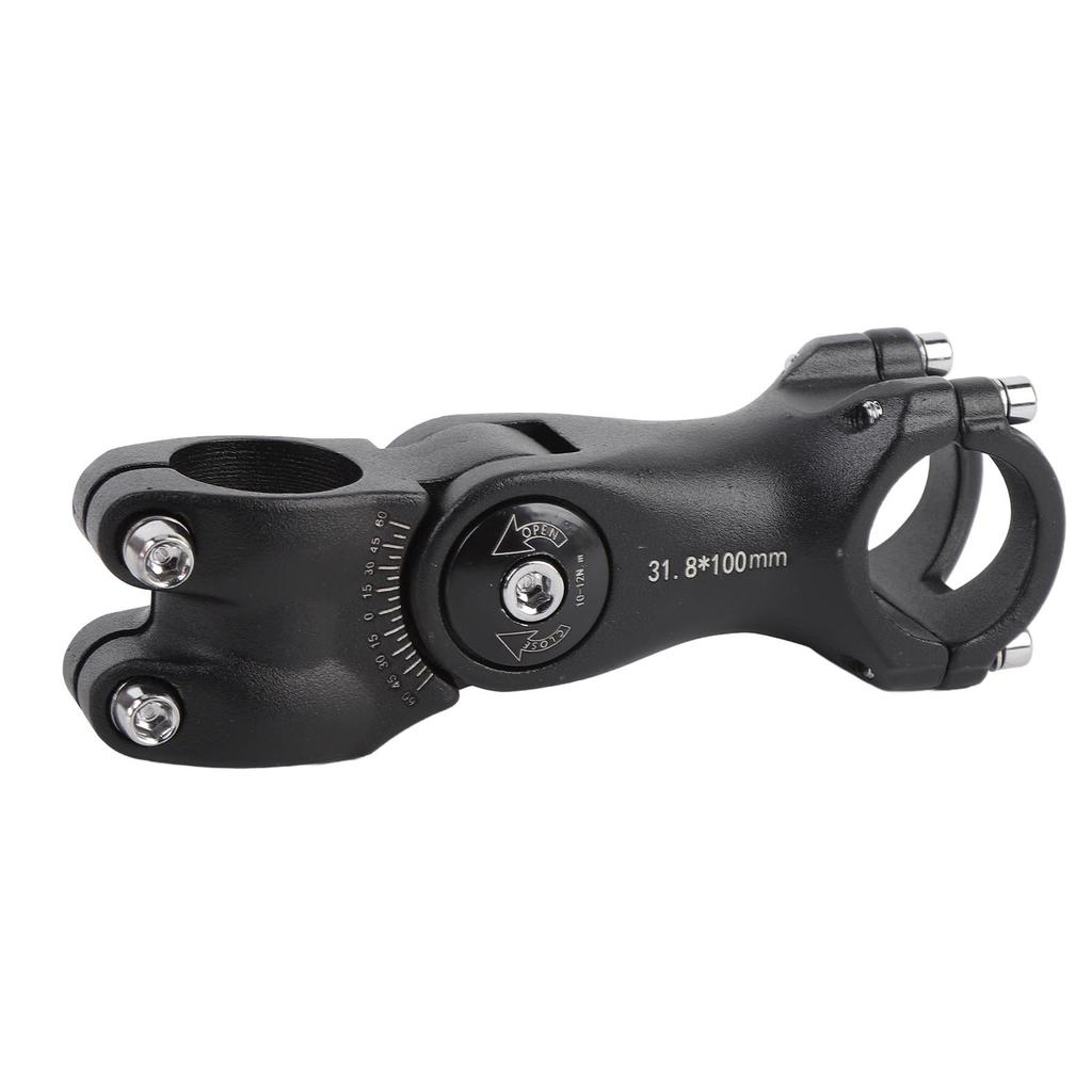 Regulowany 60 stopniowy wspornik kierownicy 31,8 mm ze stopu aluminium 100 mm krótki wspornik kierownicy rower górski