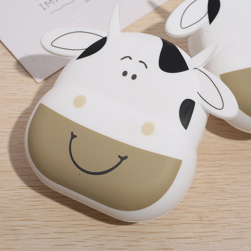 

Silicone Cow Thermal Insulation Hand Clip Anti-scalding and Non-slip Thickened Microwave Oven Gloves High Temperature Baking