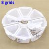 1pc 5D Diamond Painting Box Organizer - 8 Cases for DIY Embroidery Accessories and Tools - Keep Your Kits Tidy and Easy to Find