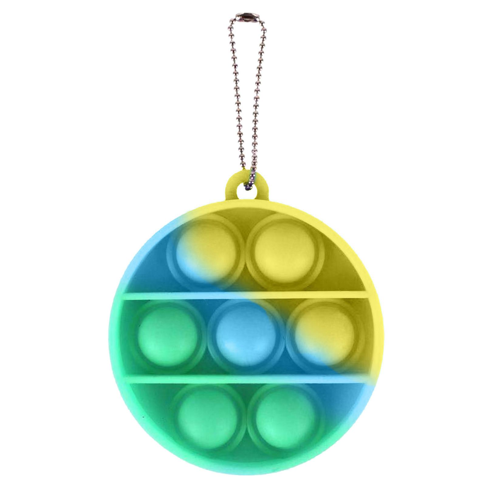 Детей и взрослых Push Bubble Сенсорная игрушка Брелок для ключей Развивающая игрушка