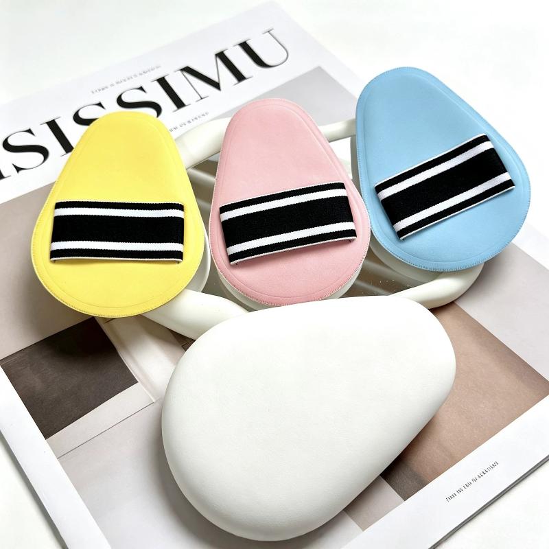 Extra Large Lotion Sunscreen Ointment Applicator Soft Leather Surface Puff Body Cleaner Shower Brush Sunscreen Applicator