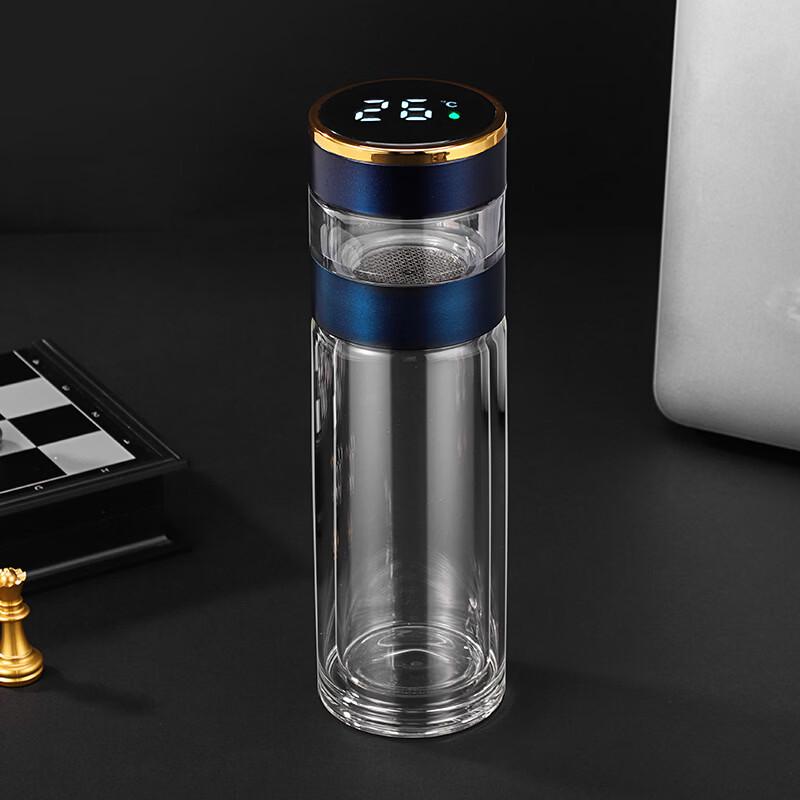 Smart Tea Infuser Thermos with Temperature Display