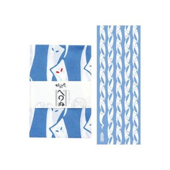 

Gegege no Kitaro Momen Hand-dyed Towel, 1-tan синий