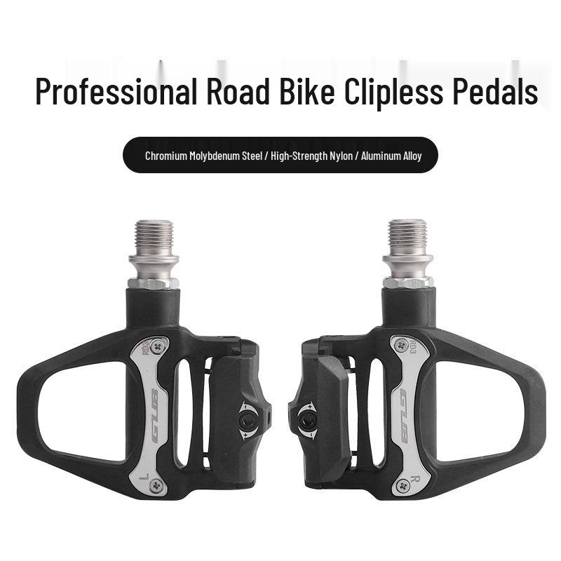 GUB RD3 Road Bike Nylon Clipless Pedals with Adjustable Bearings and SPD Cleats
