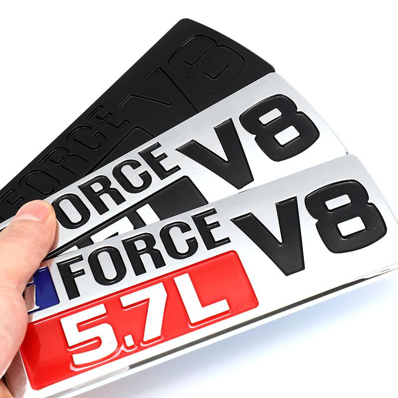 IFORCE 5.7l V8 Logo Car Stickers Auto Badge Emblem Decals Styling Accessories