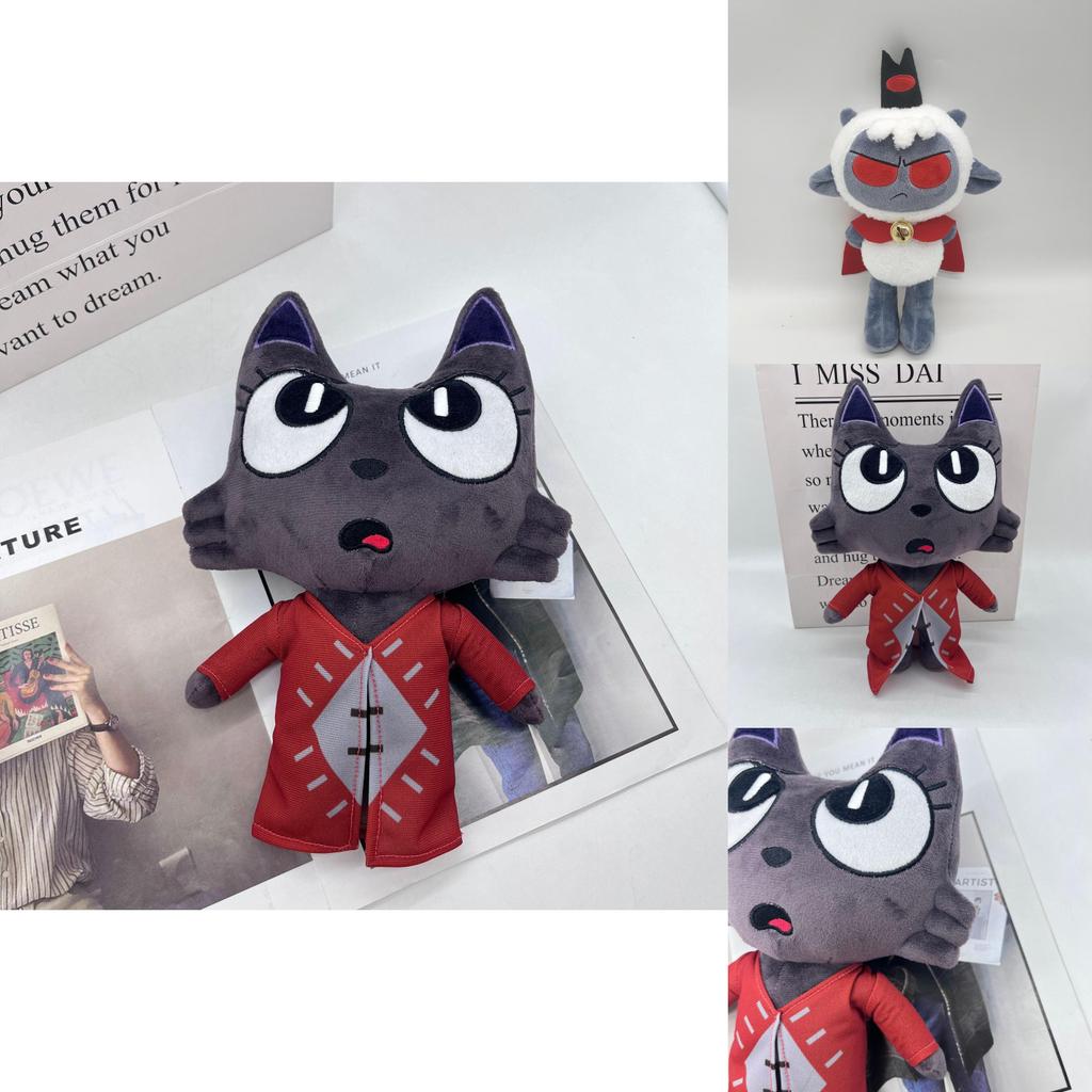 Cult Of The Lamb Plush Toy Sheep Animal Figure With Pp Cotton Filling For Collectors And Kid