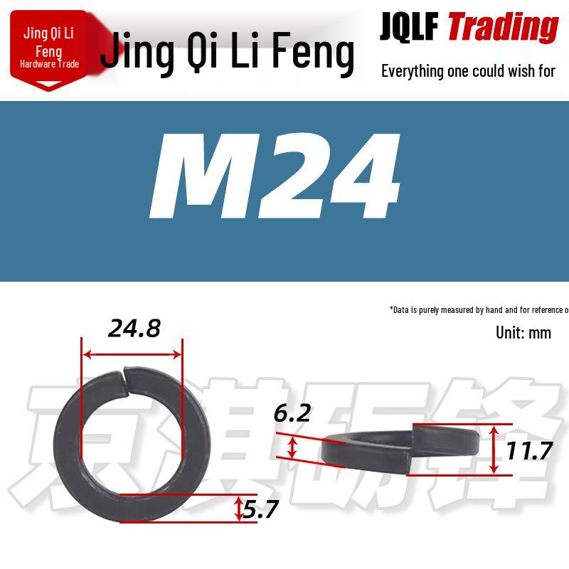High-Strength Blackened Spring Washer M3-M64 GB93