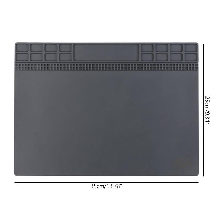 Soldering Mat Insulation Silicone Soldering Mat Heat-Resistant Solder Pad Solder