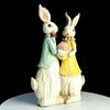 Artistic Rabbit Figurine Statue with Detailed Painting And Antique Design For Holiday Decoration Easter Table Decoration