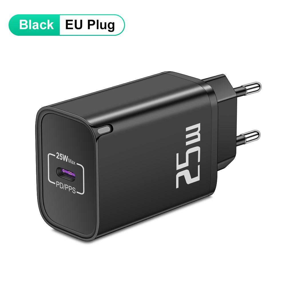 20W PD Fast Charger for Mobile Phones - EU/US/UK Travel Plug Specifications