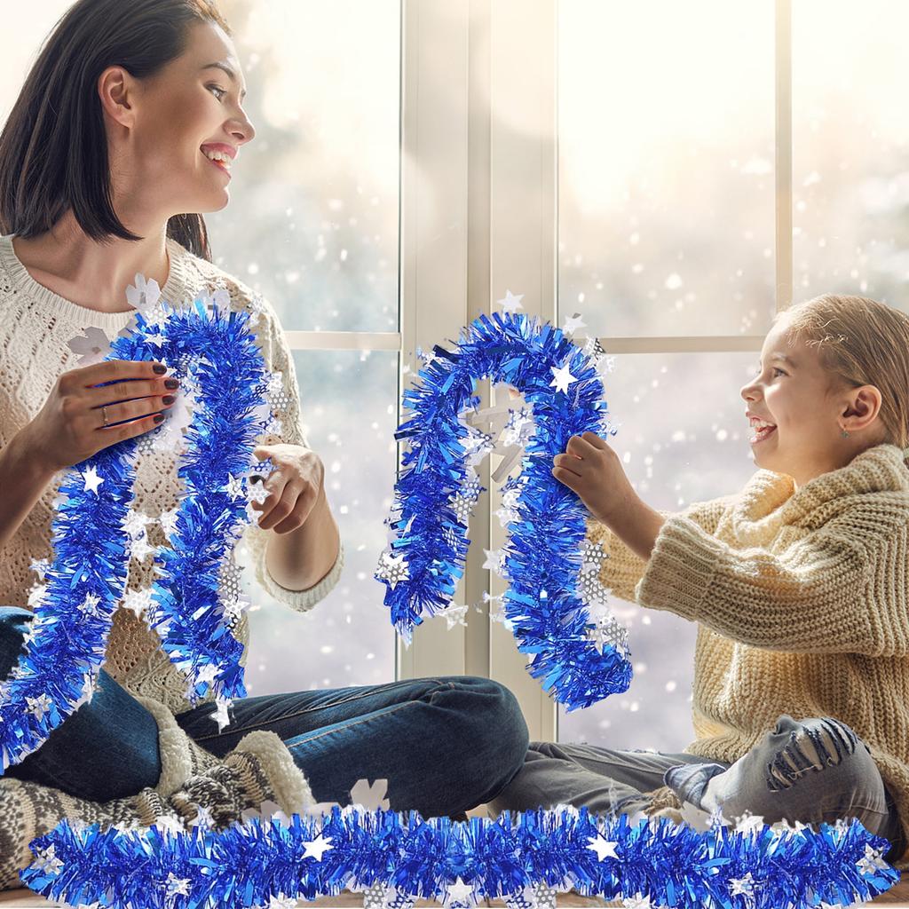 2 Meters Star Art Christmas Colored Strips, Christmas Interior Decoration, Christmas Tree And Holiday Gift Embellishments