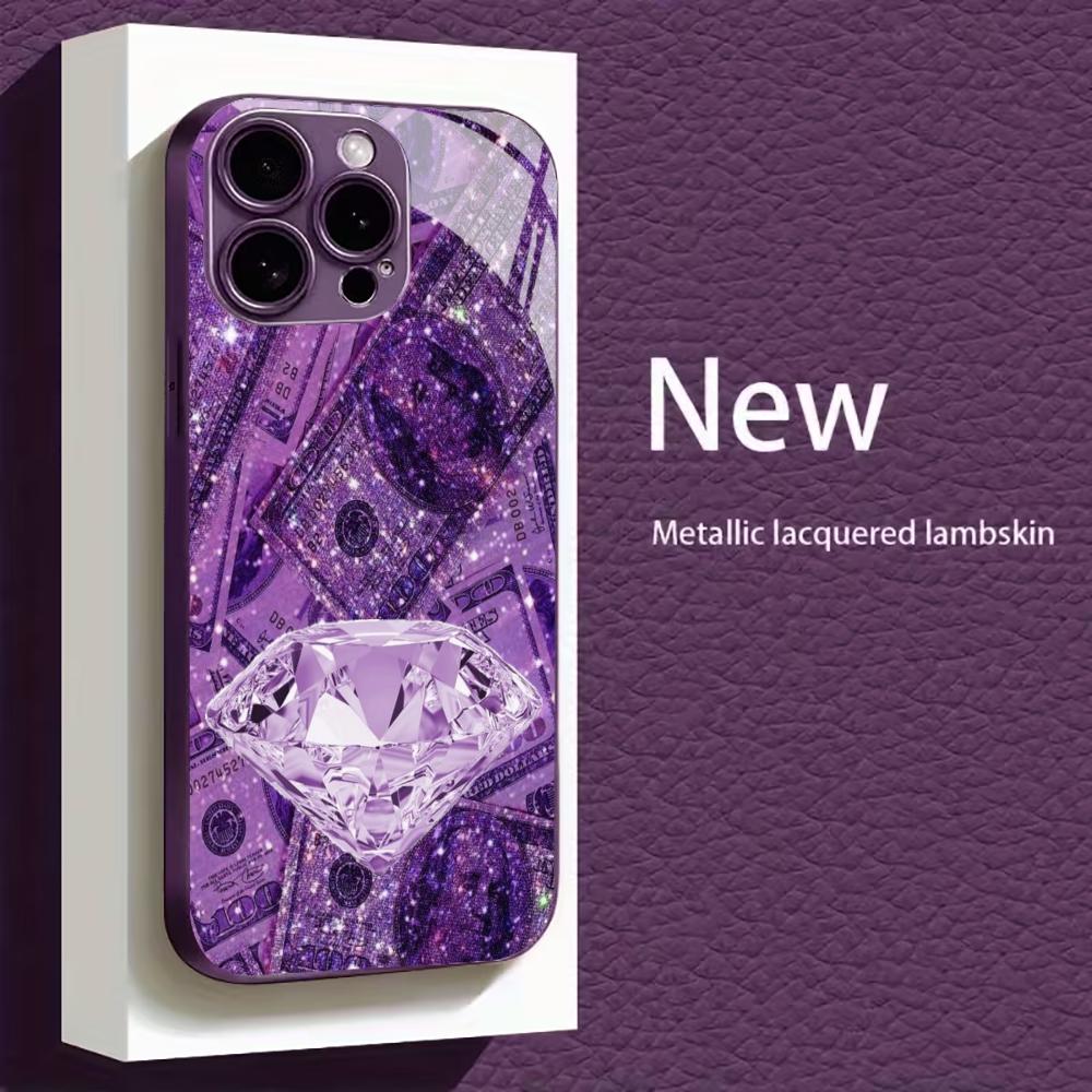 Wealth Hot-selling New Exquisite Protective Case Phone Case Metallic Paint PhoneCase for iPhone 17 16 15 14 13pm Pro Plus