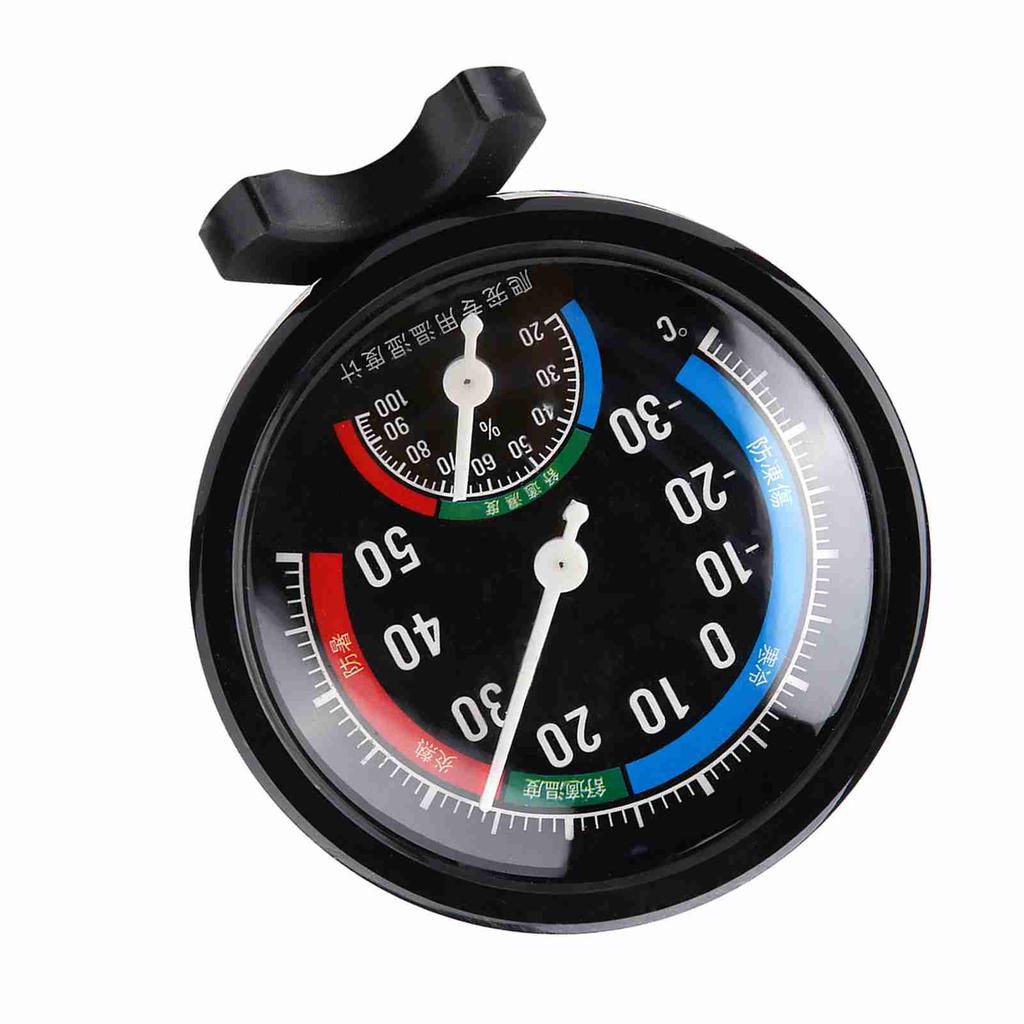 Reptilien-Hygrometer-Thermometer, Keine Batterien Mechanischer Induktions-Temperatursensor Messgeräte Farbsektion für Einfache Ablesung Digitale Reptilien-Hygrometer