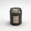 Elegant Embossed Glass Candle Set - Smokeless Soy Wax Aromatherapy for Home