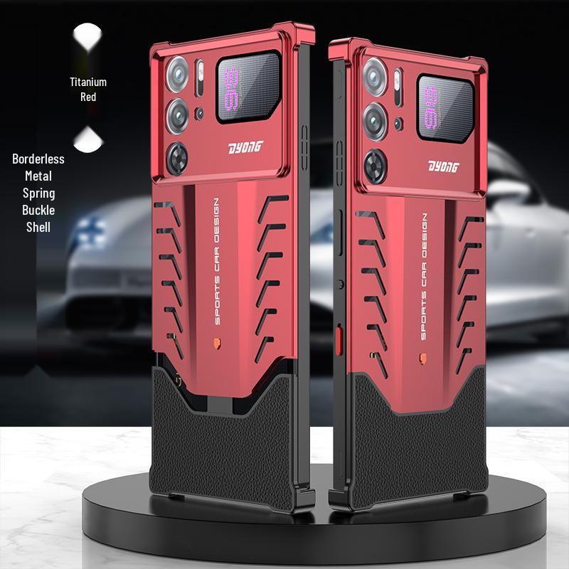 

Nubia Red Devil 11SPro Metal Supercar Phone Case for Porsche and Red Devil 9/10 Red Devil 9 Pro/9 Pro/9S Pro/9S Pro+