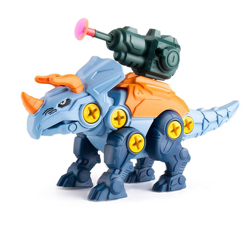 Children's Dinosaur Construction Boy Toy Set Educational Designer Model Screwdriver Disassembly Assembly Puzzle Toys for Kid