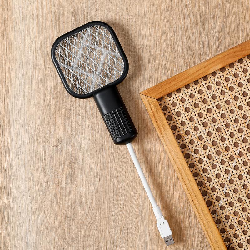 Usb Mosquito Swatter Trap Pest Control Mini Electric Shock Insect Racket Portable Uv Light Fly Bug Zapper Summer
