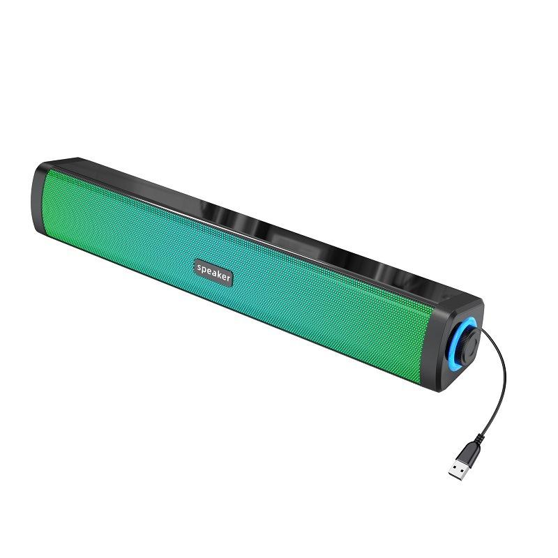 E-1411 Desktop Bluetooth Speaker Subwoofer Computer Long Speaker for Office Leisure Entertainment Suitable Wireless Sound System