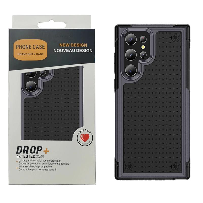 Heavy Duty Rugged Armor Heat Dissipation Hole Phone Case for Samsung S26 Ultra S25 S24 S23 Plus Shockproof Protect Hard Cover