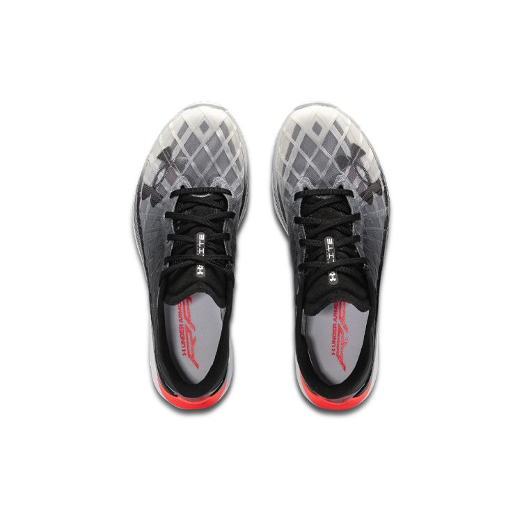 Under Armour Unisex Flow Velociti Elite Running Shoes Black Orange 3026801-001
