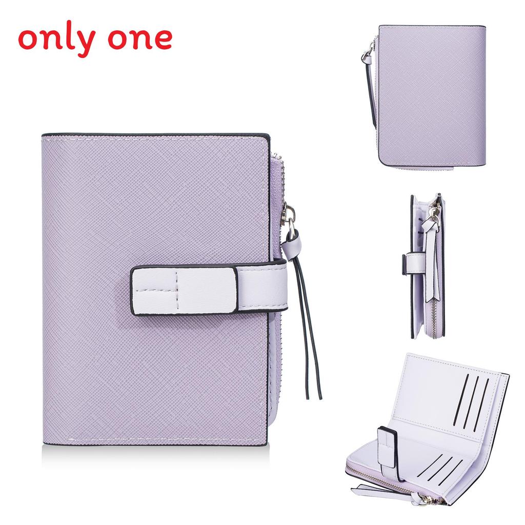 Womens Pu Leather Wallet Card Holder With Zipper And Capacity For Daily Use