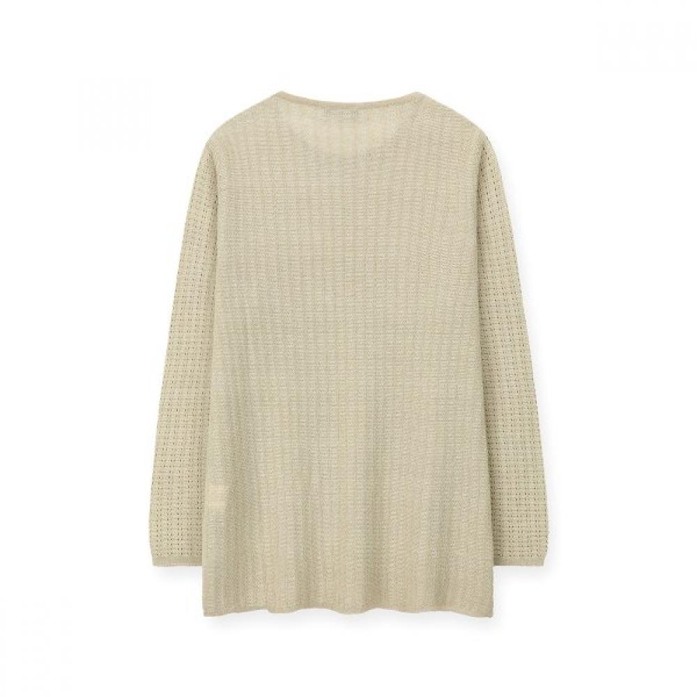 Furina Linen My CoTTon PoinT Sleeve T shirT