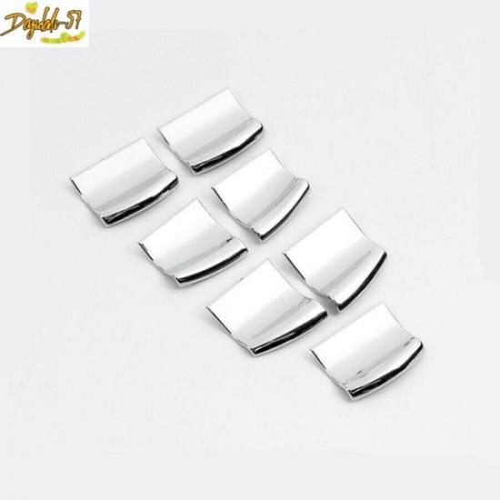 Chrome Car Window Lift Button Trim Cover Bezels For Nissan Rogue Sport 2017-