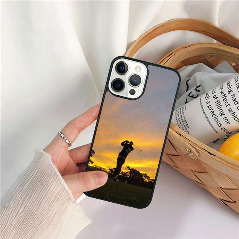 

Sport Golf Ball Course Field Phone Case For iPhone 17 Air 16 15 14 11 12 13 Pro MAX Plus coque Cover Shell iPhone 11pro max