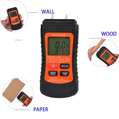 Misuratore di umidità del legno Rilevatore di umidità digitale Tester di umidità Tester di umidità Misuratore di umidità portatile