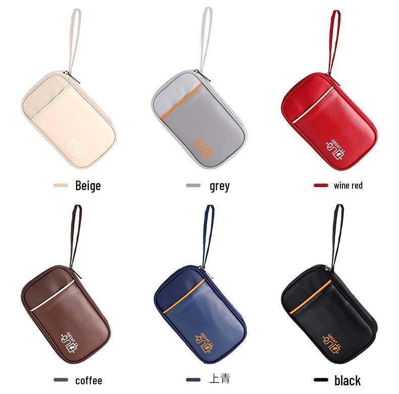 Sac de Rangement Portable à Main pour Accessoires Mobiles - Câbles de Données, Batteries Externes, Écouteurs, Conception Anti-Collision