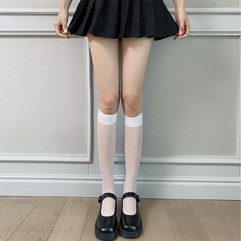 Women's Durable Anti-Snag Over-the-Knee Slimming Socks - Spring/Summer Thin Mid-Calf Design