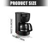 Petite cafetière à filtre pour bureau à domicile Ménage 0,65 L Cafetière Cafetière Machine à café ménagère Durable