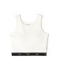 Avirex Logo Rubber Tape Bra Size Top, Women's, M, 033, Off-White, 783-5137601