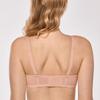 Sujetador sin tirantes para Copa Moldeada Talla Grande Completa sin Tirantes Cepillado G75 [DELIMIRA] Mujer, con Aros, Copa, Sujetador, Sujetador, Beige,