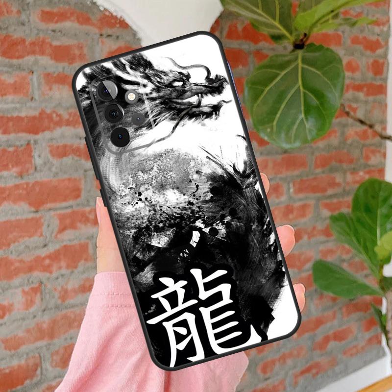 Chinese Dragon Phone Case For Samsung Galaxy A55 A35 A25 A15 A52 A32 A12 A51 A71 A13 A33 A53 A14 A34 A54
