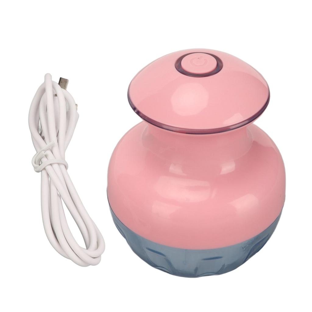 Fabric Shavers Practical Pink Rechargeable Lint Removers With Indicator Light USB Cable for